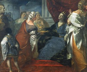 La reine Artémise buvant les cendres de Mausole - Giovanni Gioseffo da Sole