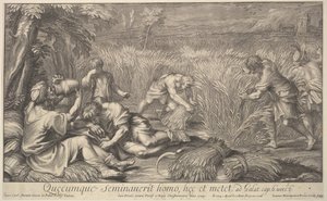 Moissonneurs de grain, 1704