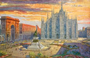 Milan : Piazza del Duomo - Giovanni Guerzoni