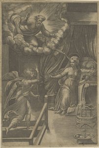 Annonciation avec Dieu le Père