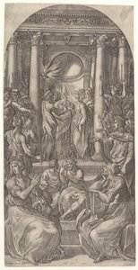 Le Mariage de la Vierge, vers 1525 - Giovanni Jacopo Caraglio