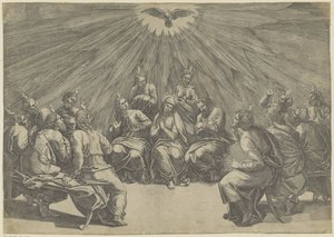 Pentecôte - Giovanni Jacopo Caraglio
