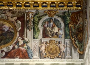 (détail) du hall du palais Quirinal, Rome - Giovanni Lanfranco