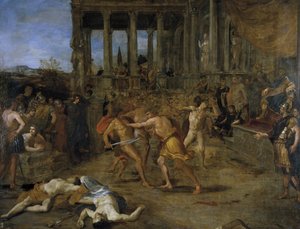 Combats de gladiateurs - Giovanni Lanfranco