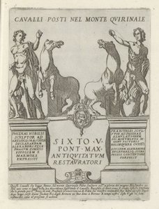 Dioscures sur le Quirinal
