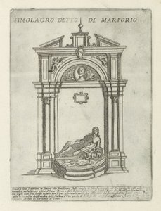 Fontaine avec la statue de Marforio
