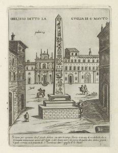 Obélisque à Rome (Ornamenti di fabriche antichi et moderni dell