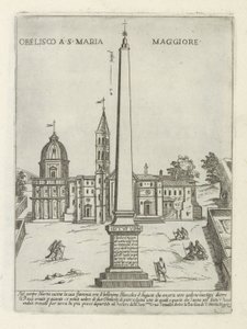Obélisque devant Santa Maria Maggiore - Giovanni Maggi