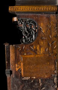 Chœur canonial en bois, Incrusté par Giovanni Maria Platina 1484, Incrustation latérale droite - Giovanni Maria Platina
