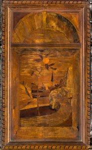 Chœur canonial en bois, incrusté par Giovanni Maria Platina 1484, stalle supérieure - Giovanni Maria Platina