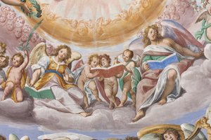 Anges et putti chantant (détail)