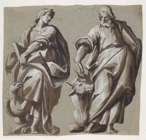Les évangélistes Jean et Luc