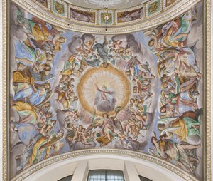 Dieu en Gloire et anges musiciens, 1616 - Giovanni Mauro della Rovere