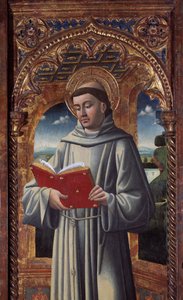 Nativité et saints (détail)