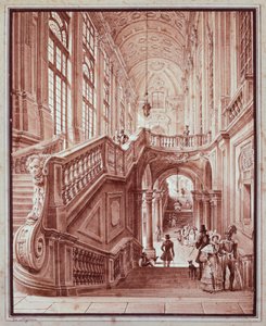 Salle du Palazzo Madama, par Giovanni Migliara - Giovanni Migliara