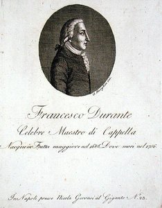Francesco Durante (1686-1756) - Giovanni Morghen
