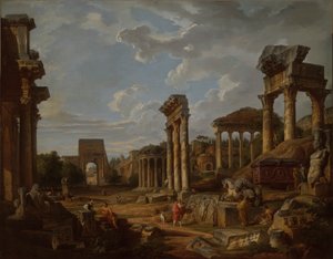 Un caprice du Forum romain - Giovanni Paolo Panini