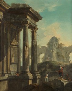 Paysage de ruines romaines - Giovanni Paolo Pannini