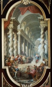 Jésus lapidé dans le Temple - Giovanni Paolo Pannini