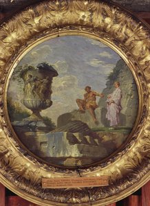 Ruines avec deux hommes, vers 1750-60