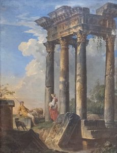 Ruines avec bergers - Giovanni Paolo Pannini