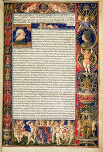 Frontispice de la copie de luxe de 