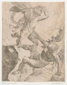 Archange Michel en combat avec le diable - Giovanni Pietro Possenti