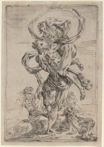 Hercule et Antée - Giovanni Pietro Possenti