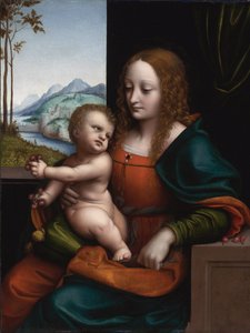 Madone aux cerises - Giovanni Pietro Rizzoli Giampietrino