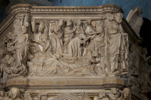 Adoration des Mages, sur la chaire de l