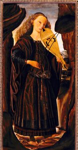 La Muse Terpsichore, vers 1480, par Giovanni Santi - Giovanni Santi