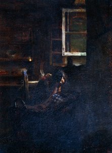 Berceau vide - Giovanni Segantini