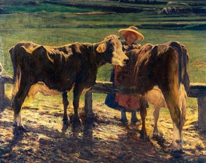 Pâturage - Giovanni Segantini