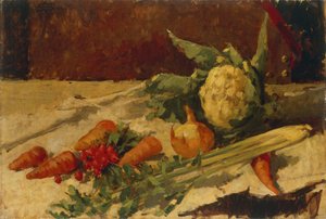 Nature morte avec des carottes