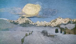 Triptyque des Alpes, mort, vers 1898 - Giovanni Segantini