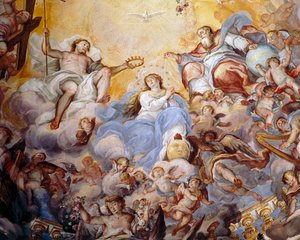 Couronnement de la Vierge - Giovanni Tuccari