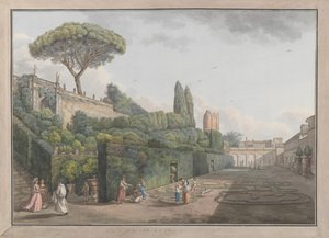 Jardin du Palazzo Colonna, vers 1780