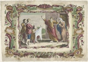 Le manteau ensanglanté de Joseph montré à Jacob (La vie de Joseph) - Giovanni Volpato
