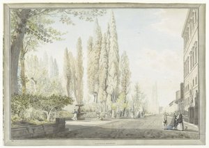 Vue de la Villa Montalto à Rome