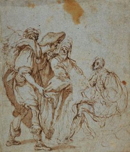 Les frères de Joseph montrant son manteau ensanglanté à Jacob - Giovanni da San Giovanni