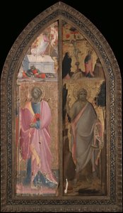 Saint Jacques le Majeur et Résurrection, Saint Jean-Baptiste et Crucifixion