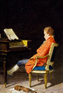 Portrait de Wolfgang Amadeus Mozart (1756-1791) - Giovanni del Re