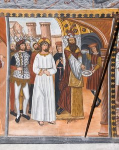 Histoires de la Passion du Christ : Pilate condamne Jésus et se lave les mains - Giovanni di Cherasco Botoneri