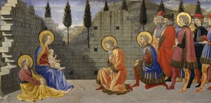 Adoration des Mages (détail) - Giovanni di Francesco