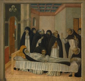 La mort de Sainte Catherine de Sienne - Giovanni di Paolo