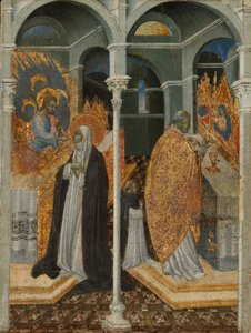 La communion miraculeuse de Sainte Catherine de Sienne - Giovanni di Paolo