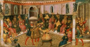 La Mort de Jules César, vers 1446-50 - Giovanni di Tommaso Angelo