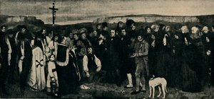 Funérailles à Ornans, c1850, 1935 - Giraudon