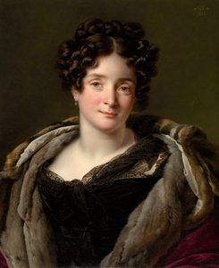 Madame Jacques-Louis-Étienne Reizet Colette-Désirée-Thérèse Godefroy, 1782-1850, 1823 - Girodet de Roucy Trioson
