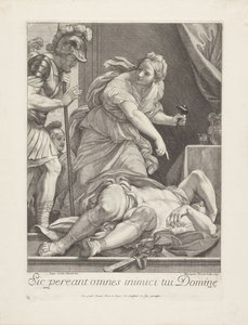 Jaël montre à Barak Sisera tué - Girolamo Ferroni
